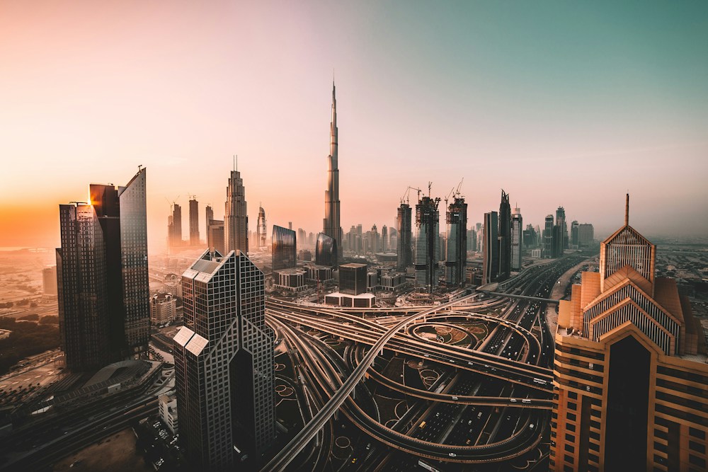 Dubai architecture and skyline